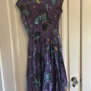 Pinup Girl Clothing large fit and flare much loved fortune teller dress